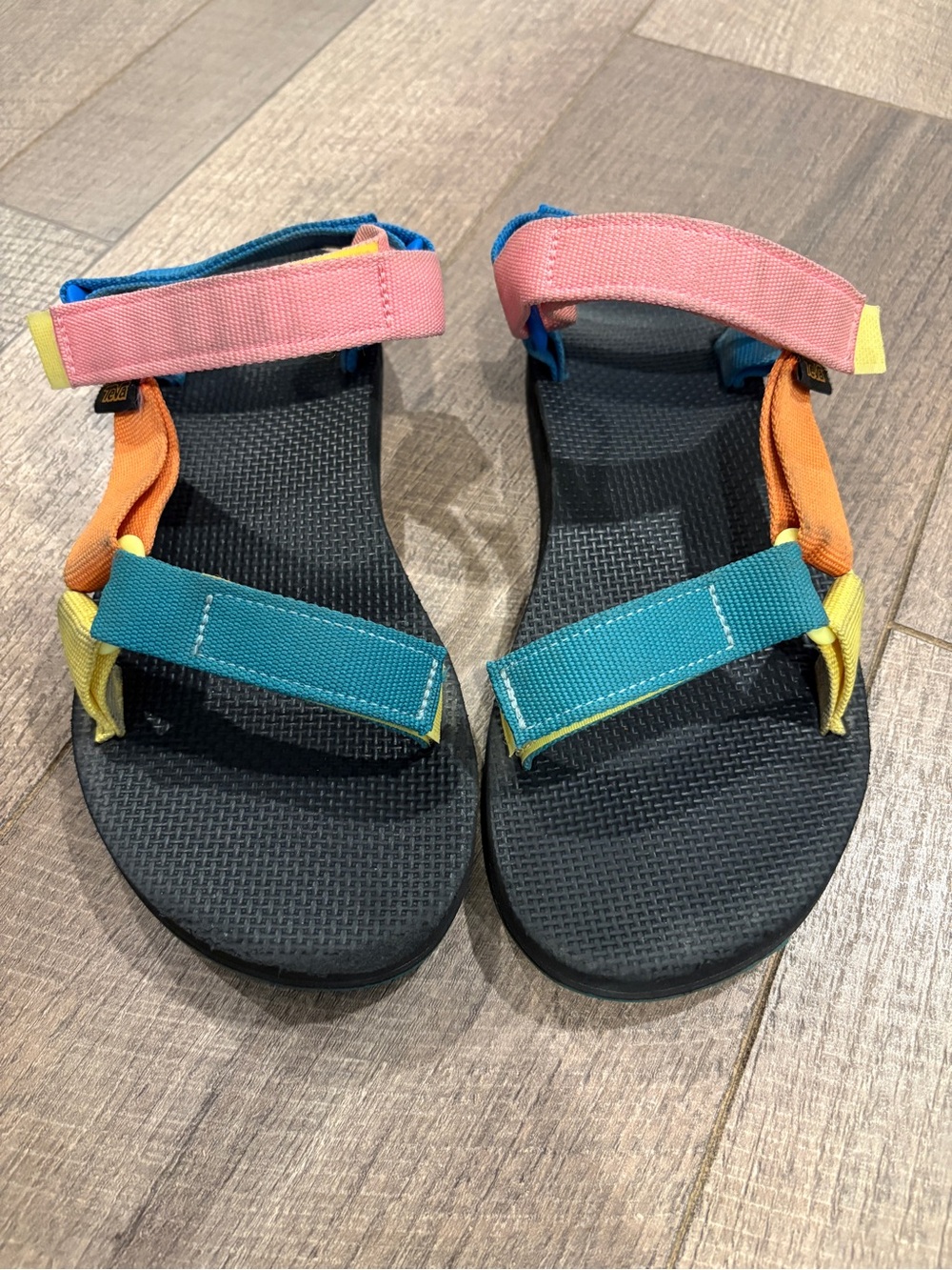 Teva Multicolor Sport Sandals - Pink, Teal, Orange, Yellow Size 7 women’s